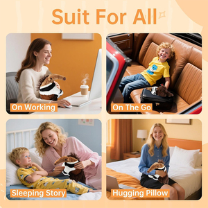 Nuevo Producto V366, Peluche de Guanteñil Personalizable, Suave, Adorable y Realista, Animal de Peluche con Relleno de Algodón PP para Aliviar el Estrés - Product Image 4