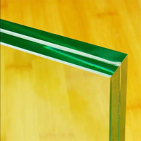 Verre feuilleté laminé personnalisé PVB 6,38 mm 8,76 mm Verre feuilleté trempé pour fenêtre de bâtiment Garde-corps