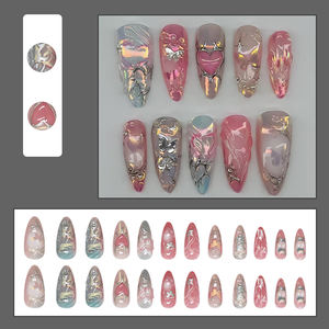 Novo <span class=keywords><strong>Design</strong></span> Y2K Unhas Postiças Longas de Salto Alto Atacado Alta Qualidade ABS Cobertura Total Pré-projetadas Certificadas CE - Product Image 6