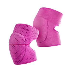 Genouillères de danse de couleur rose avec protection du talon en éponge Coudes et genouillères - Product Image 4