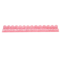 Ensemble de supports pour tuiles de mahjong en acrylique de qualité supérieure, supports à tuiles festonnés de 20 pouces, accessoires de jeu multicolores pour le mahjong américain