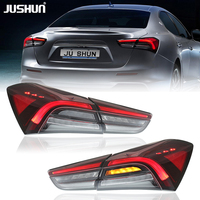 Feux arrière LED JUSHUN pour Maserati Ghibli 2014-2022, mise à niveau LED, clignotants dynamiques, plug and play