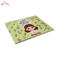 Fabrication personnalisée de livres de coloriage pour enfants avec couverture souple en carton, impression personnalisée A4, reliure parfaite, impression pour enfants