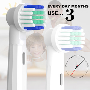 Testine di Ricambio per Spazzolino Elettrico Personalizzabili in Materiali Biodegradabili con Alimentazione USB, Compatibili con <span class=keywords><strong>B</strong></span> <span class=keywords><strong>Oral</strong></span> - Product Image 5