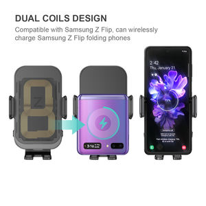 Cargador Inalámbrico Rápido de 15 W y Doble Bobina para Coche de Calidad para iPhone 11 12 13 14 Pro Max y Samsung Galaxy Z Fold 4 - Product Image 5