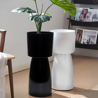 Pots à fleurs en plastique modernes de haute qualité pour l'intérieur et l'extérieur, décoration de la maison, pots à bonsaï en plastique, grands pots à plantes