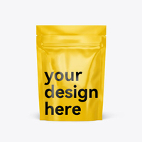 Logo imprimé Mylar sac étanche à l'humidité emballage en plastique fermeture à glissière pour nourriture Biscuit Snack nourriture pour animaux de compagnie support pochette conception