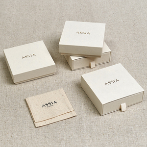 Boîtes d'emballage pour bijoux en carton recyclable personnalisées avec logo imprimé Boyang - Product Image 5