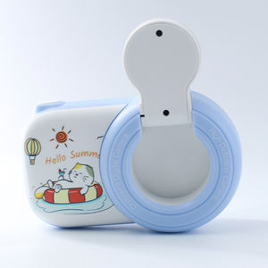 Appareil photo pour enfants avec 90 °   Objectif rotatif, écran IPS de 2,4 pouces, 28 jolis cadres et autocollants personnalisés en option, étui en silicone - Product Image 3