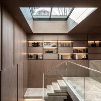 Fenêtre de toit motorisée verticale intelligente modulaire pour villa, véranda, cuisine, escalier, avec télécommande et ventilation