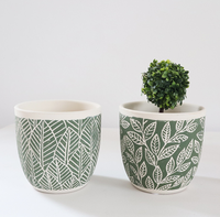 Pots de plantes d'intérieur et d'extérieur personnalisés moule pour pot de fleurs en céramique supporté avec logo personnalisé