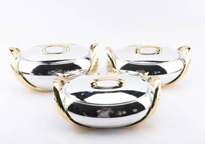 Juego de 3 Recipientes para Almacenamiento de Alimentos de Alta Calidad de 2.5L, 3L y 3.5L, Olla Térmica Aislada, Olla para Mantener Caliente - Product Image 2