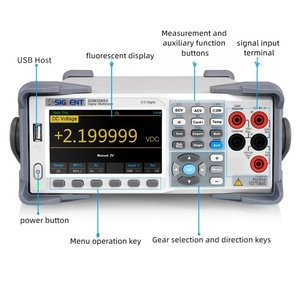 Multímetro Digital Siglent SDM3055/3065, Multímetro de Seis Posiciones, Multímetro Digital Multifunción de Alta Gama para Electricistas - Product Image 6