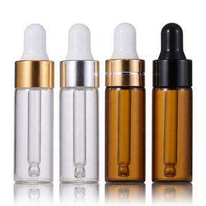 Flacon compte-gouttes en verre ambré pour huile essentielle, 1 ml, 2 ml, 3 ml, 5 ml – Meilleures ventes - Product Image 2