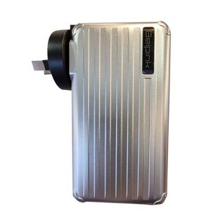 Cargador Portátil de Alta Capacidad de 10000 mAh, Adaptador de Viaje, Banco de Energía, Carga Inalámbrica para Dispositivos Móviles, Soporte para Enchufes de EE. UU./Reino Unido/Italia - Product Image 1