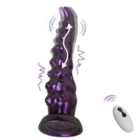 Vibromasseur pénien en forme de tentacule d'octopus avec ventouses, vibration ondulante à 10 fréquences, jouets sexuels pour hommes et femmes.