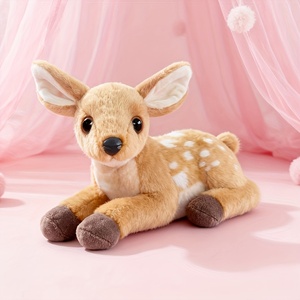 Peluche réaliste fauve et tachetée super douce, jouet animal en peluche, décoration créative pour la forêt, prix d'usine en gros - Product Image 3