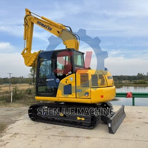 Excavadora Komatsu PC70 Usada, Modelo 2020 |   Mini Excavadora Hidráulica de 7 Toneladas con Cucharón de 0.3m³, Pocas Horas de Uso (1100 Horas), en Buen Estado, en Venta - Product Image 4