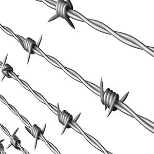 Alambre de púas de acero tipo concertina de doble <span class=keywords><strong>torsión</strong></span> con revestimiento galvanizado y de PVC, con cuchilla <span class=keywords><strong>simple</strong></span>, para cercas de seguridad agrícola - Product Image 2