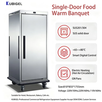 Troli Pendingin dan Pemanas Makanan Stainless Steel untuk Katering