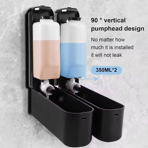 Vente en gros d'hôtels de haute qualité Salle de bain Cuisine Bureau Distributeur de savon mural Distributeur de shampoing - Product Image 5