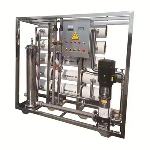 Système de filtration d'eau RO par osmose inverse 6T, pompe en acier inoxydable pour réduire le sel, eau potable minérale - Product Image 1