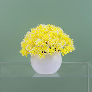 צמחים עציצים מלאכותיים לבית משרד וקישוט השינה קישוטים קטנים פרחים מלאכותיים פרח צמח פלסטיק - Product Image 2