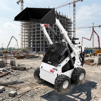 Chargeuse compacte sur pneus S360 avec force de rupture de 3,5 KN, godet de 0,1 m, moteur diesel B&S, norme d'émission EPA Euro5