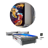 Mesin cetak Inkjet Digital seri True-Color Printer Flatbed industri UV untuk pencetak Label Logo kristal mainan casing kulit