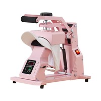 Vente directe d'usine, nouvelle presse à chaud semi-automatique 2 en 1 pour casquettes, impression par sublimation de logo sur casquettes de baseball DIY