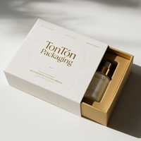 Boîte magnétique personnalisée et boîte cadeau rouge pour ensemble de soins de la peau et emballage de luxe, impression résistante à la décoloration