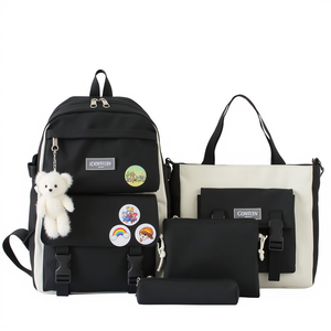 Lot de 5 sacs à dos <span class=keywords><strong>pour</strong></span> enfants en polyester <span class=keywords><strong>pour</strong></span> adolescentes et <span class=keywords><strong>jeunes</strong></span> filles, sacs d'école <span class=keywords><strong>pour</strong></span> filles, à la mode, bon marché, vente en gros - Product Image 4