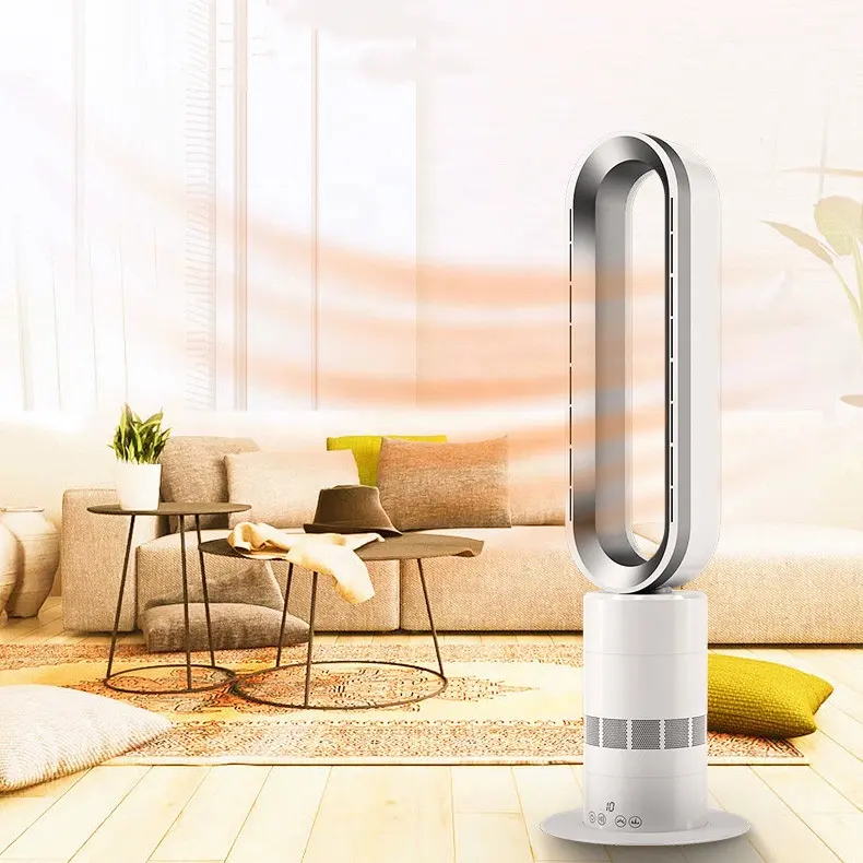 Hot Style Fast heat ceramic PTC Portable Floor Tower Fan Heater For Winter ASB 34 Inches Electric motor space heaters fan