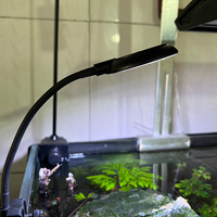 Lampe à pince LED 7W pour aquarium, prise USB/EU/US, éclairage d'aquarium en plastique ABS pour salon, aquarium carré pour poissons combattants