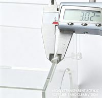Cage de protection transparente en acrylique pour polissage, gravure et projets d'artisanat DIY