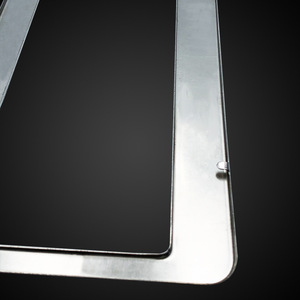 Stainless Steel Rhinestone License Plate <b>Frame</b> 205 Mm Clamp General Use - Product Image 4