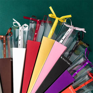 Boîte d'emballage de fleurs en papier 42 <span class=keywords><strong>cm</strong></span> <span class=keywords><strong>60</strong></span> <span class=keywords><strong>cm</strong></span>, boîte de cône de roses à tige longue unique pour la saint-valentin - Product Image 6