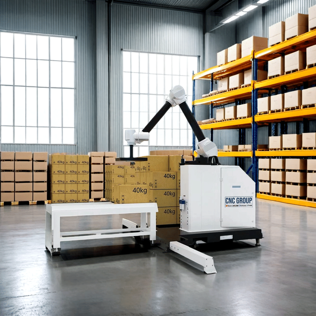 Integrated Industrial Palletizing Robot System PLC Motor for Depalletizing Material Handling Production Line Automation