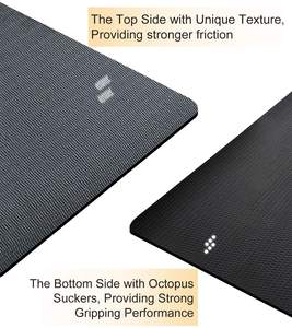 Tapis d'exercice en PVC absorbant les chocs, robuste et durable, avec technique de mousse pour entraînement de saut à la corde, yoga et utilisation en salle de sport - Product Image 3