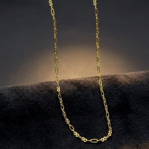 Collares de Cadena Singapur de Oro de 14K, 18K y 24K al por Mayor, Collares de Cadena de Moda, Diseño de Cadena Moderno, Cadena Estilo Singapur - Product Image 6