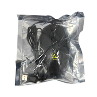 Allesd Set Keyboard dan Mouse berkabel, aksesori komputer ESD Anti statis