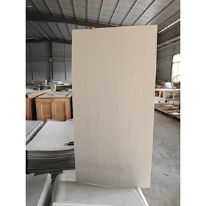 Panel Flexible de Piedra Travertino, Textura Gris Claro Decorativa, Panel de Hormigón Arquitectónico con Orificios, Azulejo Suave para Pared de Casa - Product Image 3