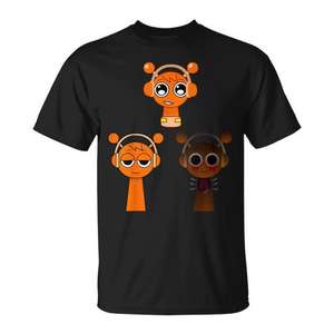 Camiseta Oren All Phases Sprunky Jevin Raddy Simon para adulto, unisex, negra, 100 algodón, con estampado gráfico - Product Image 1