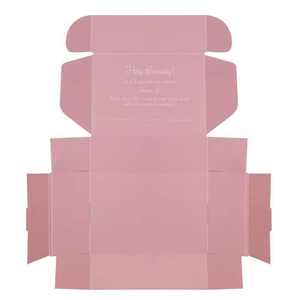 กล่องของขวัญกระดาษลูกฟูกสีชมพูสำหรับจดหมายและบรรจุภัณฑ์ออกแบบมาใหม่ - Product Image 3