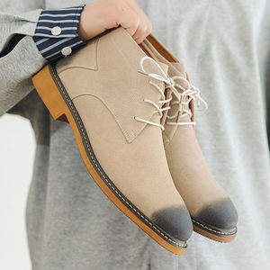 Botas de Hombre de Corte Bajo, Botas de Motocicleta a la Moda, Botas de Invierno con Cordones para Hombre, Botas Estilo Martin - Product Image 3