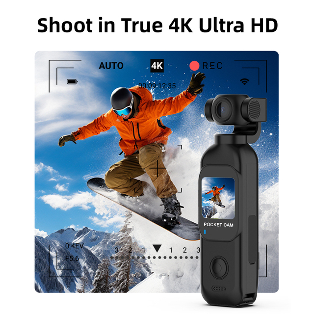 High Quality Portable 1080P 4K Handheld Sports Camera 1.33inch Screen 270 Degrees Rotate Handheld Recorder for Travel Vlog