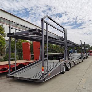 2 Axle Steel <b>Car</b> Carrier Semi <b>Trailer</b> High Quality Truck <b>Trailers</b> Transport Vehicle - Product Image 6