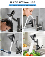 Robinet mitigeur monocommande eau chaude et froide pour lavabo de salle de bain, cuisine, camping-car – Qualité supérieure – Produit chinois