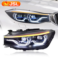 Faros LED para BMW Serie 3 F34 GT 2013-2020, Luces Delanteras F34 con DRL, Señal de Giro, Luz Alta, Ojo de Ángel, Accesorios para Automóviles