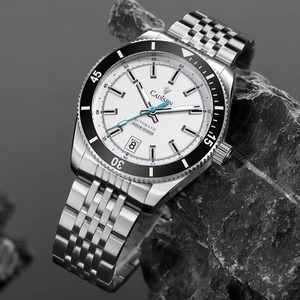 CADISEN New Men's Mechanical Automatic Watch Stainless Steel <b>Case</b> Sapphire Crystal Ceramic Bezel 10Bar Waterproof 40-44mm Dial - Product Image 2